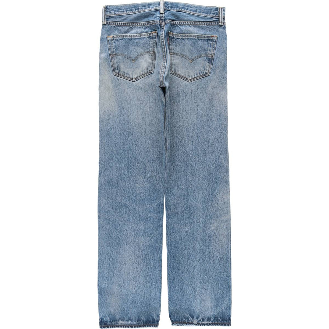 Levi's 501 straight denim pants for men, size W32 cotton blue type Vintage Second Hand