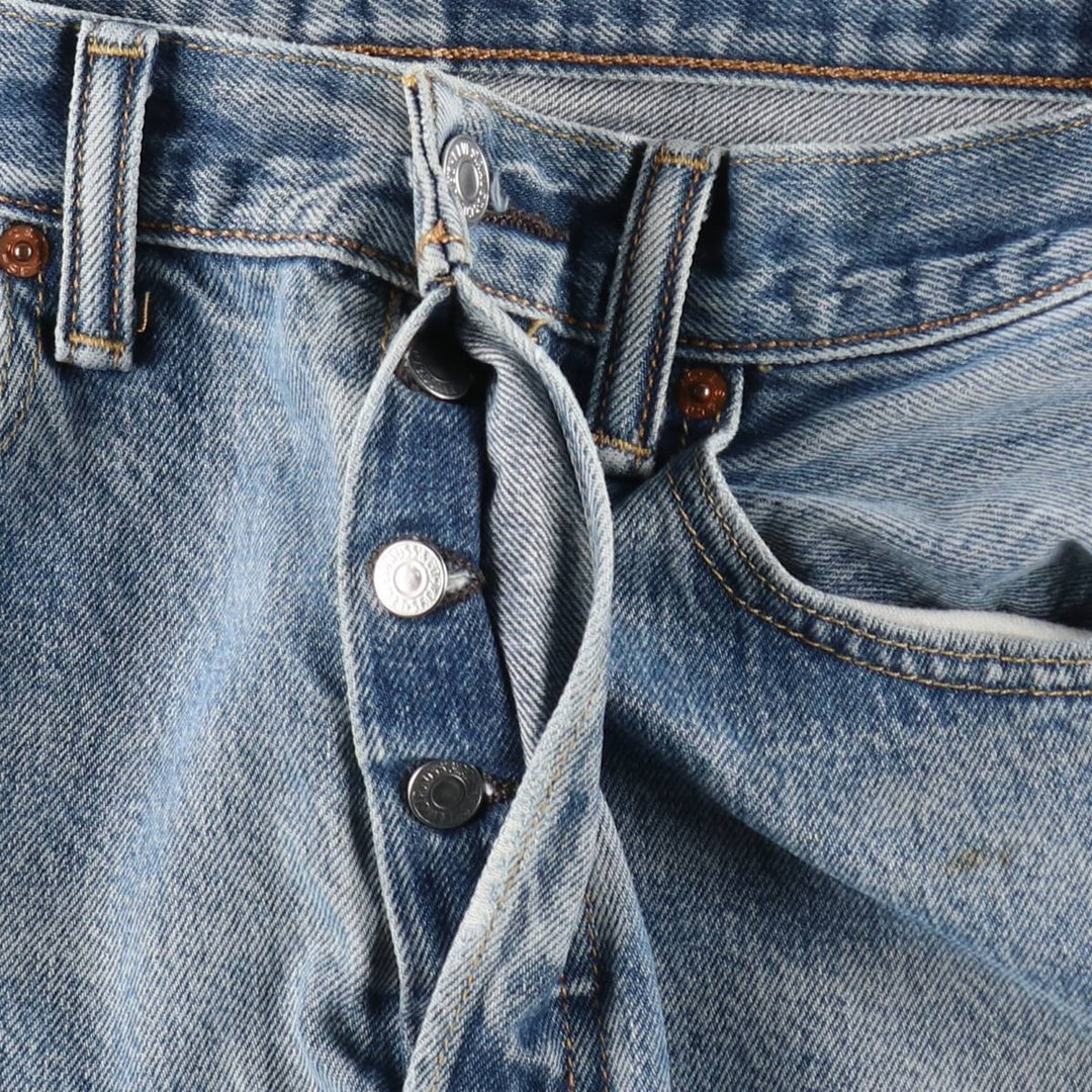 Levi's 501 straight denim pants for men, size W32 cotton blue type Vintage Second Hand