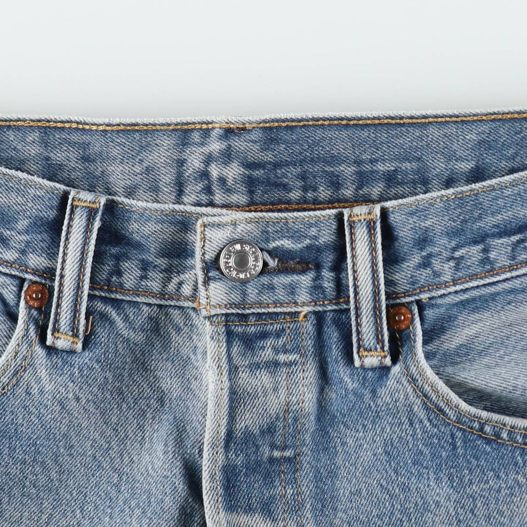 Levi's 501 straight denim pants for men, size W32 cotton blue type Vintage Second Hand