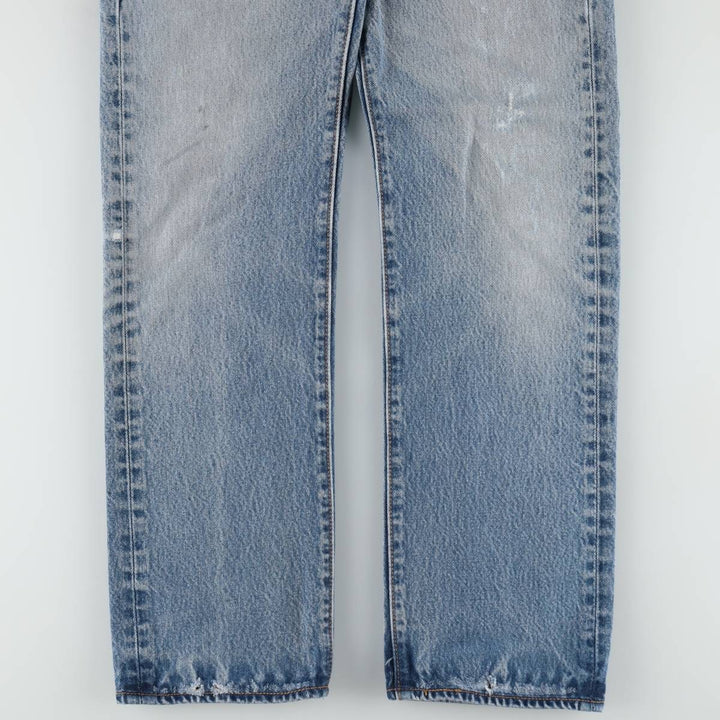Levi's 501 straight denim pants for men, size W32 cotton blue type Vintage Second Hand