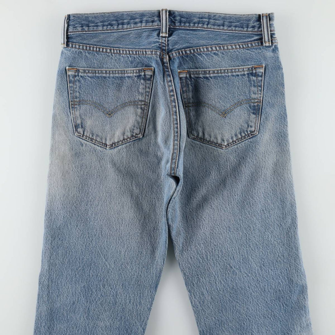 Levi's 501 straight denim pants for men, size W32 cotton blue type Vintage Second Hand