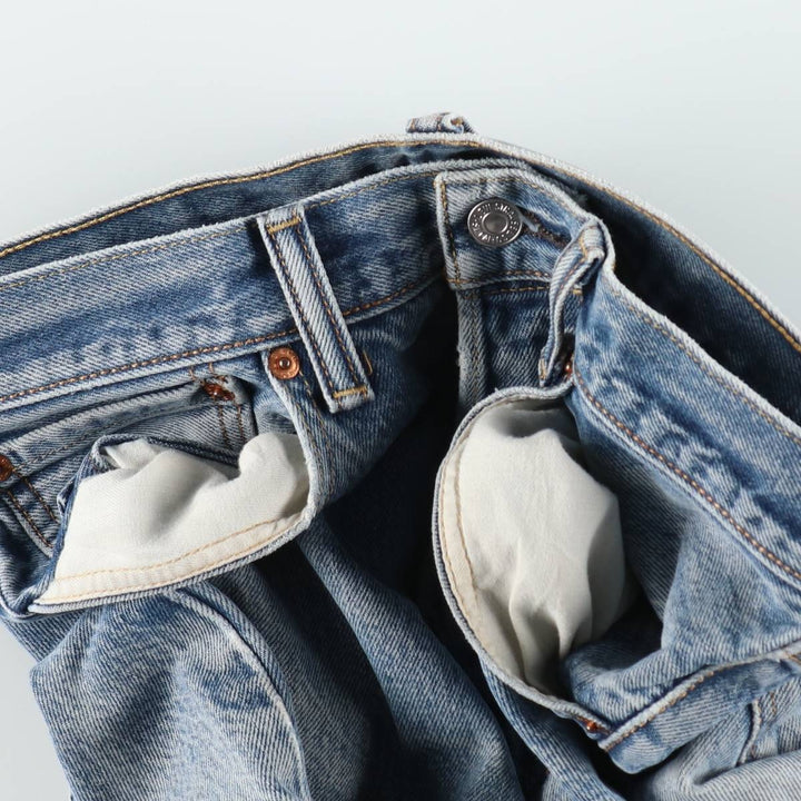 Levi's 501 straight denim pants for men, size W32 cotton blue type Vintage Second Hand