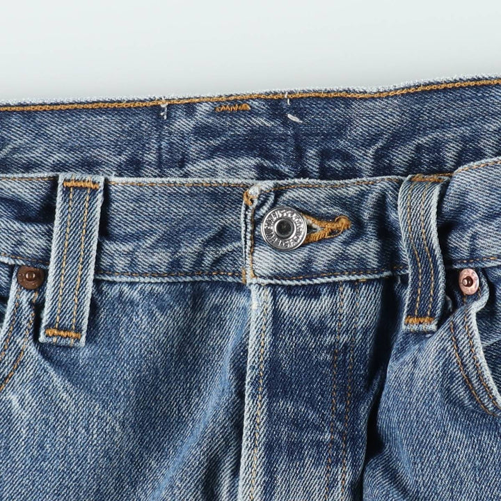Levi's Men's Straight Denim Pants, Size W34 unclear blue type Vintage Second Hand