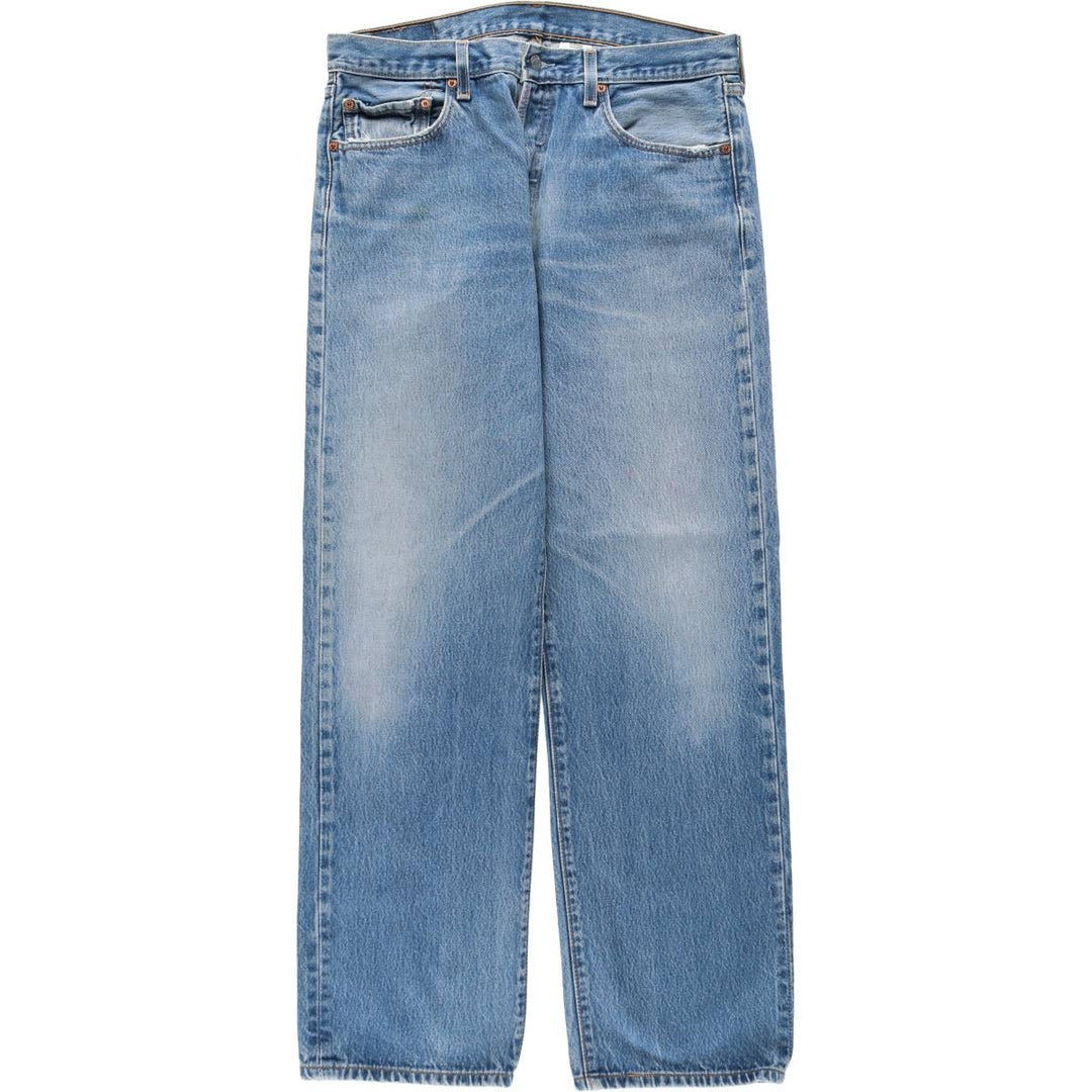 Levi's 501-0000 Straight Denim Pants, Men's Size W34 (approx.) cotton blue type Vintage Second Hand
