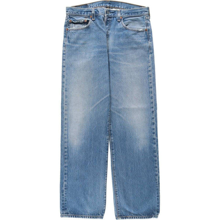 Levi's 501-0000 Straight Denim Pants, Men's Size W34 (approx.) cotton blue type Vintage Second Hand