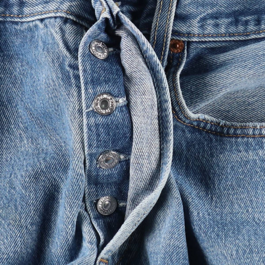 Levi's 501-0000 Straight Denim Pants, Men's Size W34 (approx.) cotton blue type Vintage Second Hand