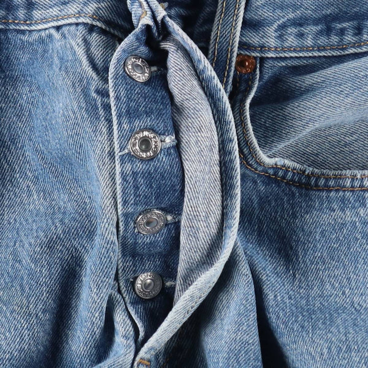 Levi's 501-0000 Straight Denim Pants, Men's Size W34 (approx.) cotton blue type Vintage Second Hand