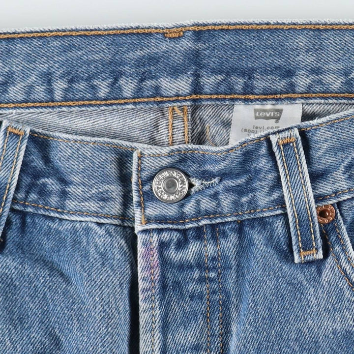 Levi's 501-0000 Straight Denim Pants, Men's Size W34 (approx.) cotton blue type Vintage Second Hand