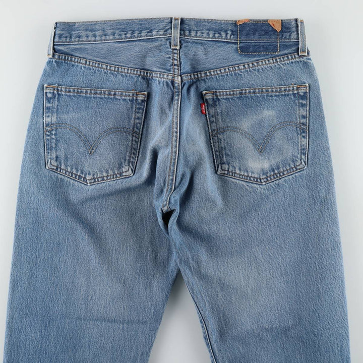 Levi's 501-0000 Straight Denim Pants, Men's Size W34 (approx.) cotton blue type Vintage Second Hand