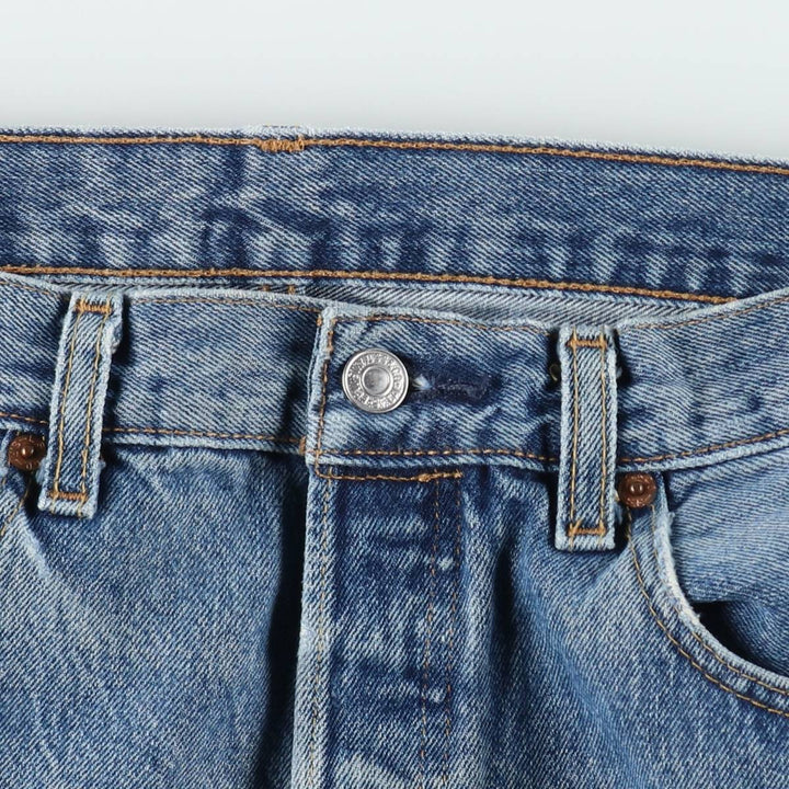 Levi's 501 straight denim pants for men, size W33 cotton blue type Vintage Second Hand