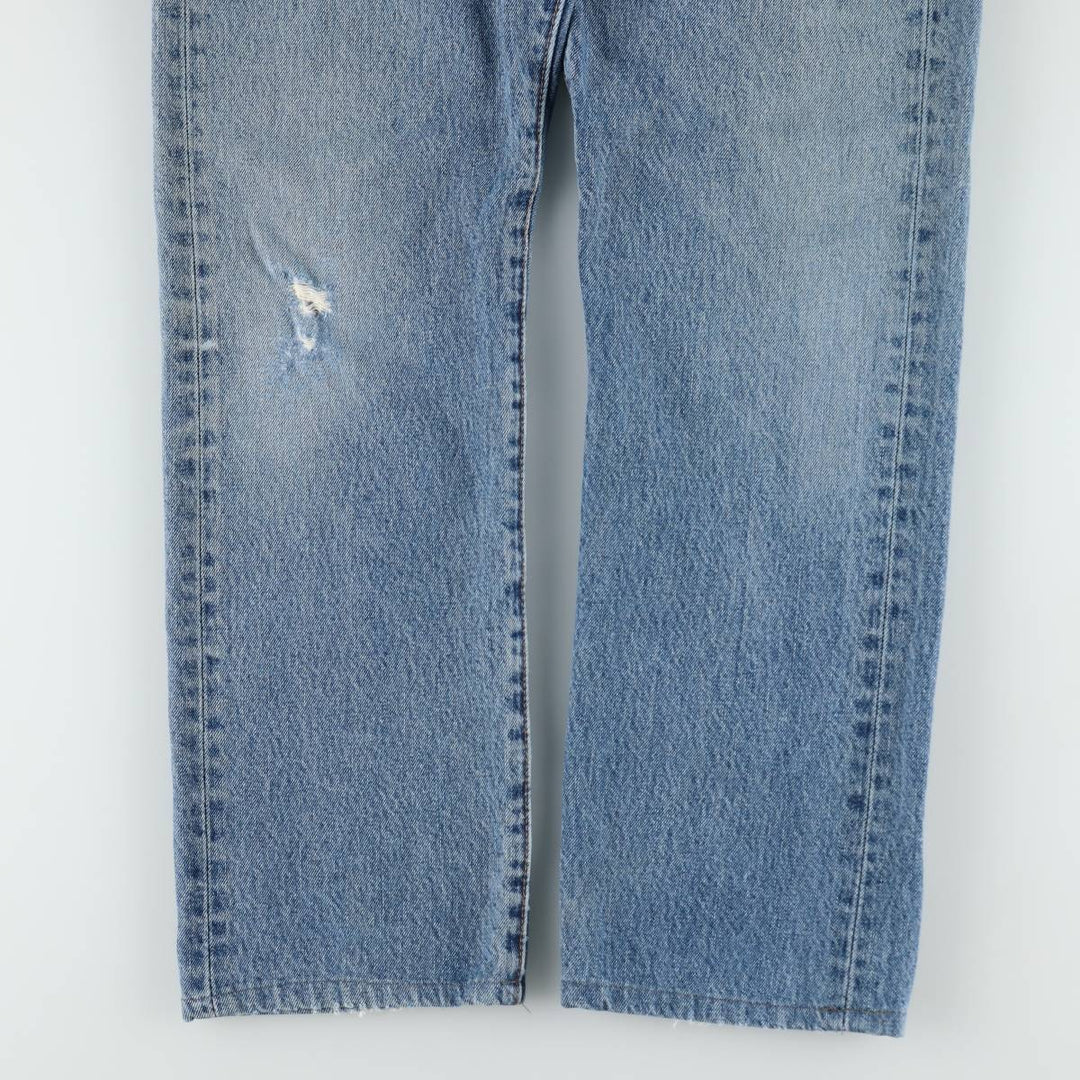 Levi's 501 straight denim pants for men, size W33 cotton blue type Vintage Second Hand