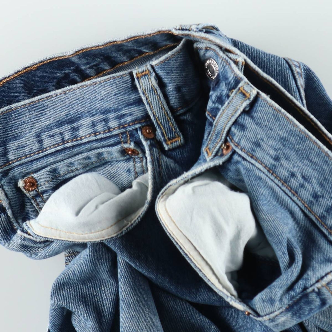 Levi's 501 straight denim pants for men, size W33 cotton blue type Vintage Second Hand