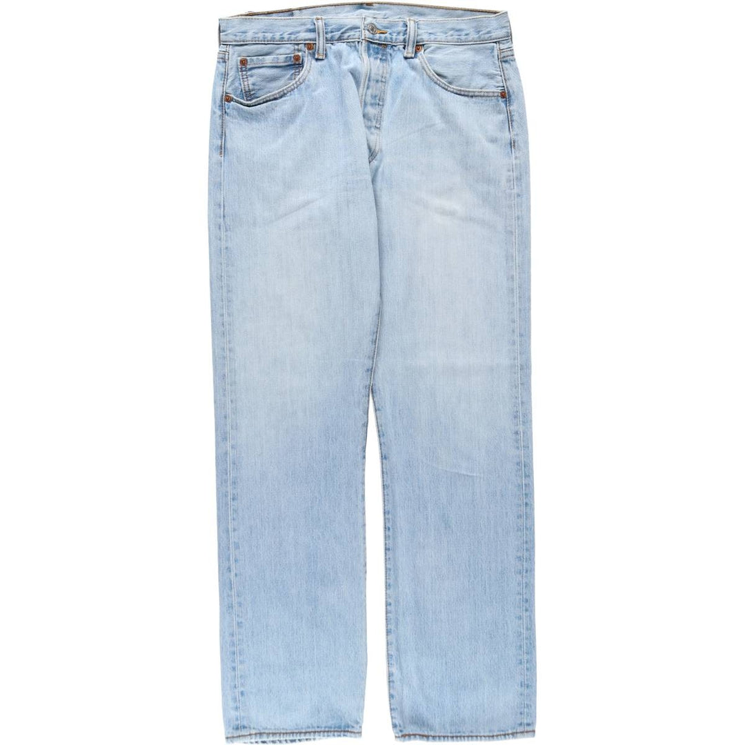 Levi's 501 straight denim pants for men, size W34 cotton blue type Vintage Second Hand