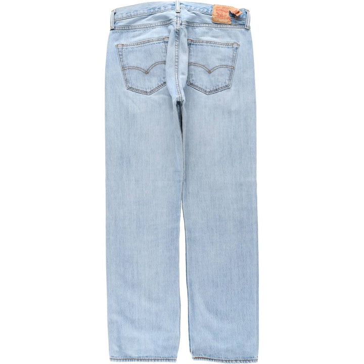 Levi's 501 straight denim pants for men, size W34 cotton blue type Vintage Second Hand