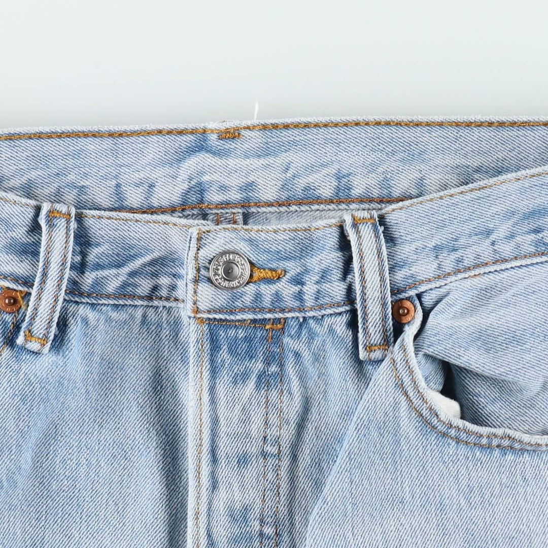 Levi's 501 straight denim pants for men, size W34 cotton blue type Vintage Second Hand