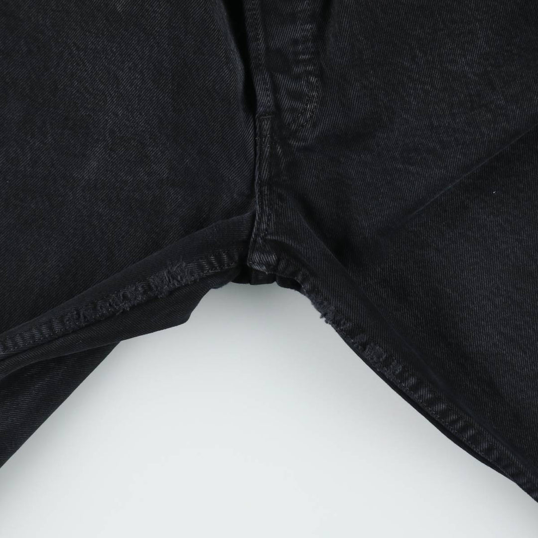 Levi's 501 0165 Euro Model Black Denim Straight Leg Jeans, Made in Spain, Men's Size W30 (approx.) cotton black type Vintage Second Hand