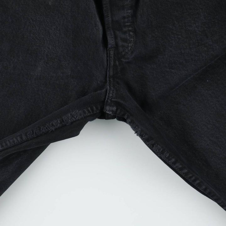 Levi's 501 0165 Euro Model Black Denim Straight Leg Jeans, Made in Spain, Men's Size W30 (approx.) cotton black type Vintage Second Hand