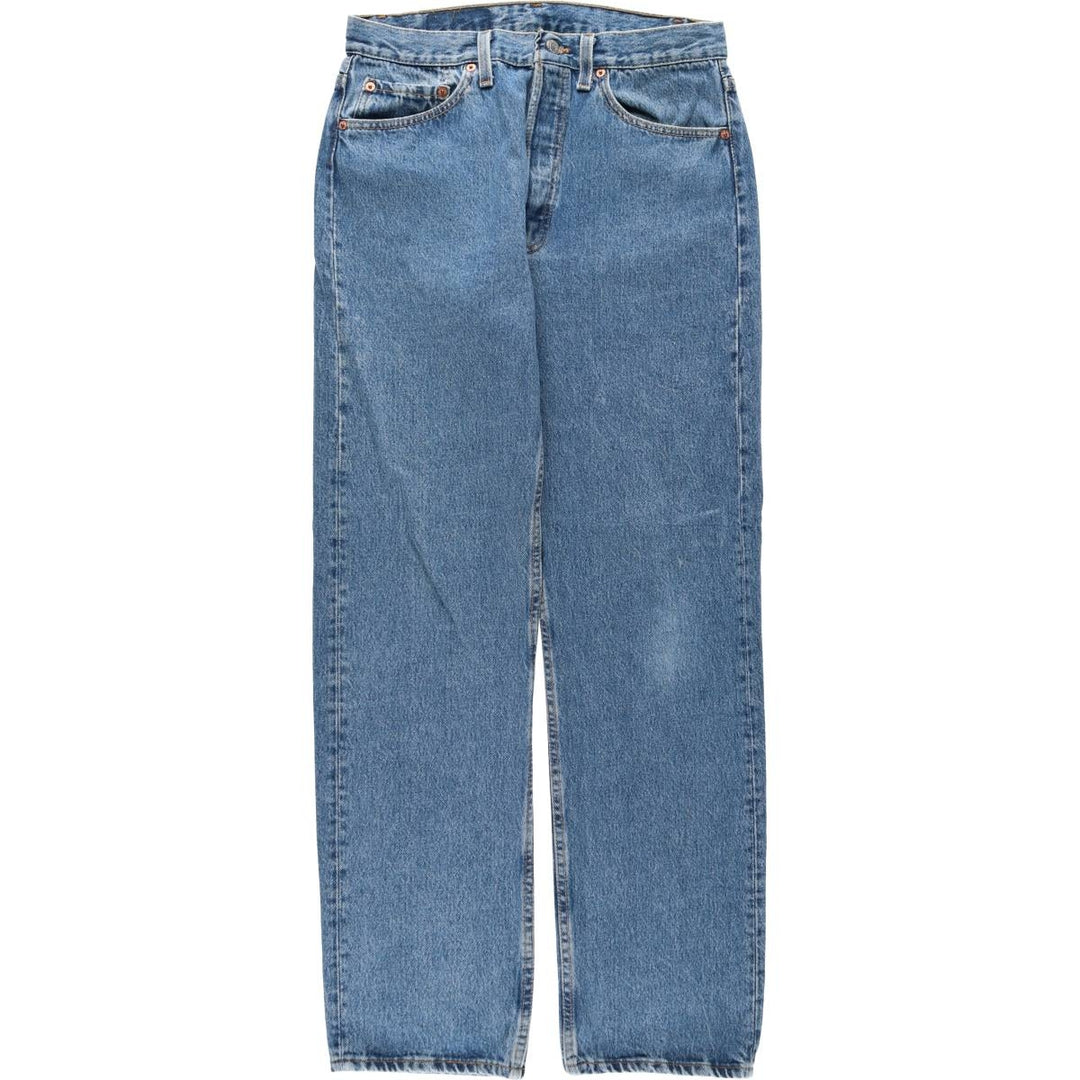 90'S Levi's 501-0191 Straight Denim Pants Made in USA Men's W30 Vintage cotton blue type Vintage Second Hand