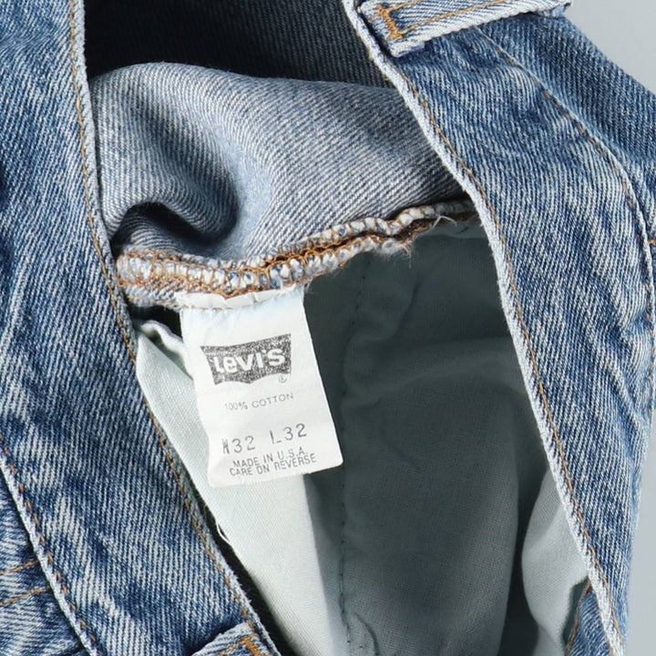 90'S Levi's 501-0191 Straight Denim Pants Made in USA Men's W30 Vintage cotton blue type Vintage Second Hand
