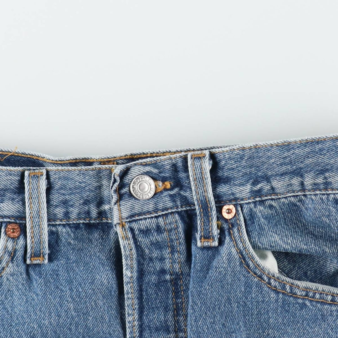 90'S Levi's 501-0191 Straight Denim Pants Made in USA Men's W30 Vintage cotton blue type Vintage Second Hand