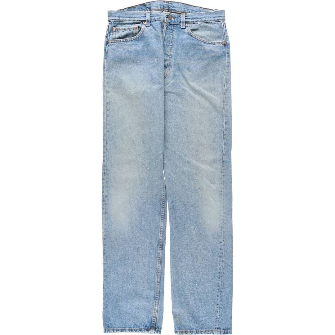 90'S Levi's 501-0191 Straight Denim Pants Made in USA Men's W32 Vintage cotton blue type Vintage Second Hand