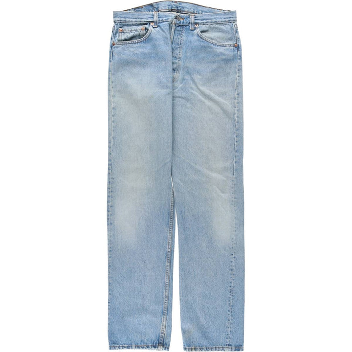 90'S Levi's 501-0191 Straight Denim Pants Made in USA Men's W32 Vintage cotton blue type Vintage Second Hand