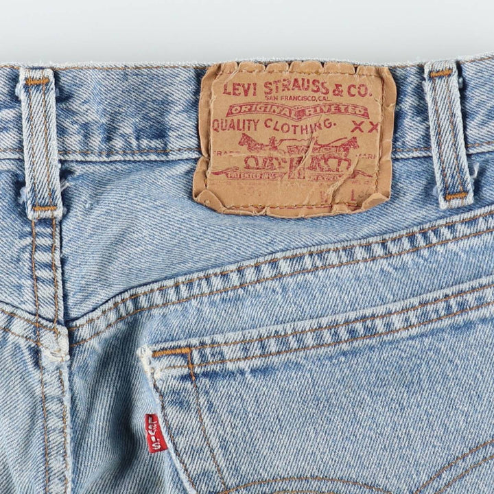 90'S Levi's 501-0191 Straight Denim Pants Made in USA Men's W32 Vintage cotton blue type Vintage Second Hand