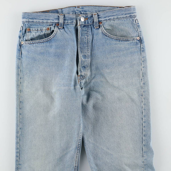 90'S Levi's 501-0191 Straight Denim Pants Made in USA Men's W32 Vintage cotton blue type Vintage Second Hand