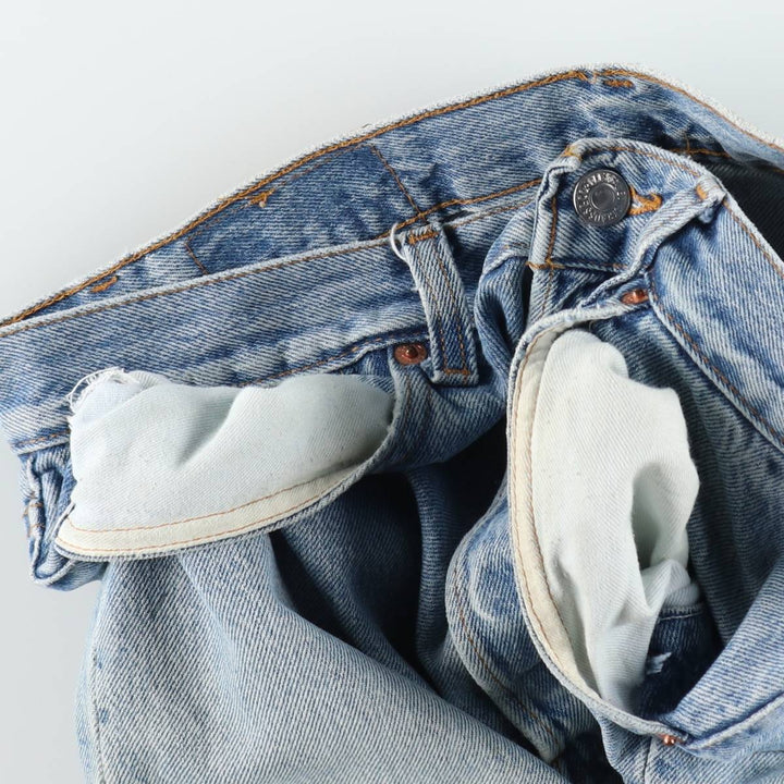 90'S Levi's 501-0191 Straight Denim Pants Made in USA Men's W32 Vintage cotton blue type Vintage Second Hand