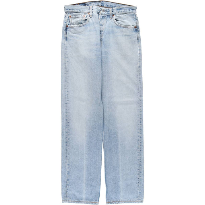 2000'S Levi's 501-0193 Straight Denim Pants, Made in USA, Men's Size W31 (approx.) cotton Blue type light blue Vintage Second Hand