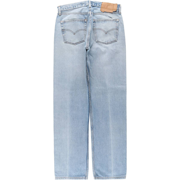 2000'S Levi's 501-0193 Straight Denim Pants, Made in USA, Men's Size W31 (approx.) cotton Blue type light blue Vintage Second Hand