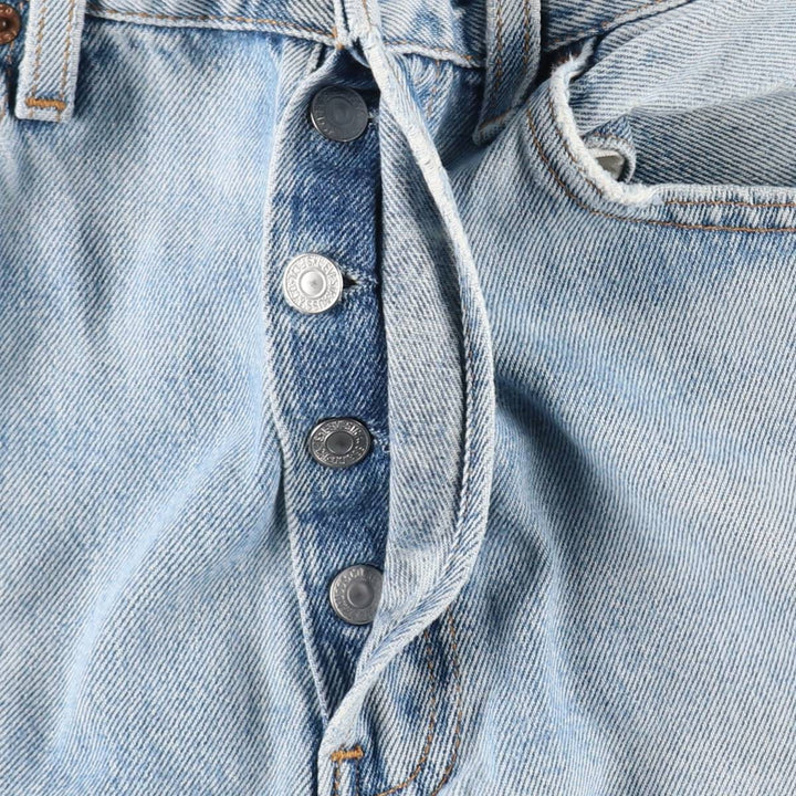 2000'S Levi's 501-0193 Straight Denim Pants, Made in USA, Men's Size W31 (approx.) cotton Blue type light blue Vintage Second Hand