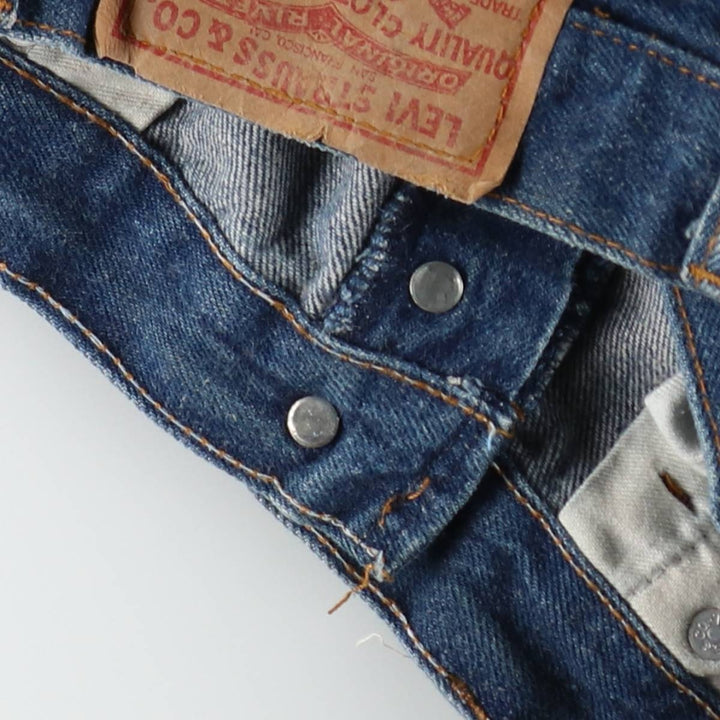 Levi's 501-0158 Straight Denim Pants, Made in USA, Men's W30 (approx.), Vintage. cotton blue type Vintage Second Hand