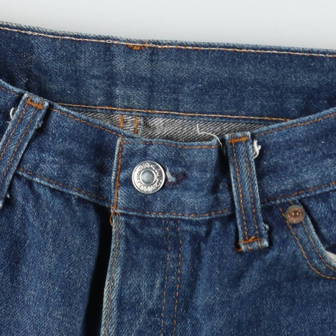 Levi's 501-0158 Straight Denim Pants, Made in USA, Men's W30 (approx.), Vintage. cotton blue type Vintage Second Hand