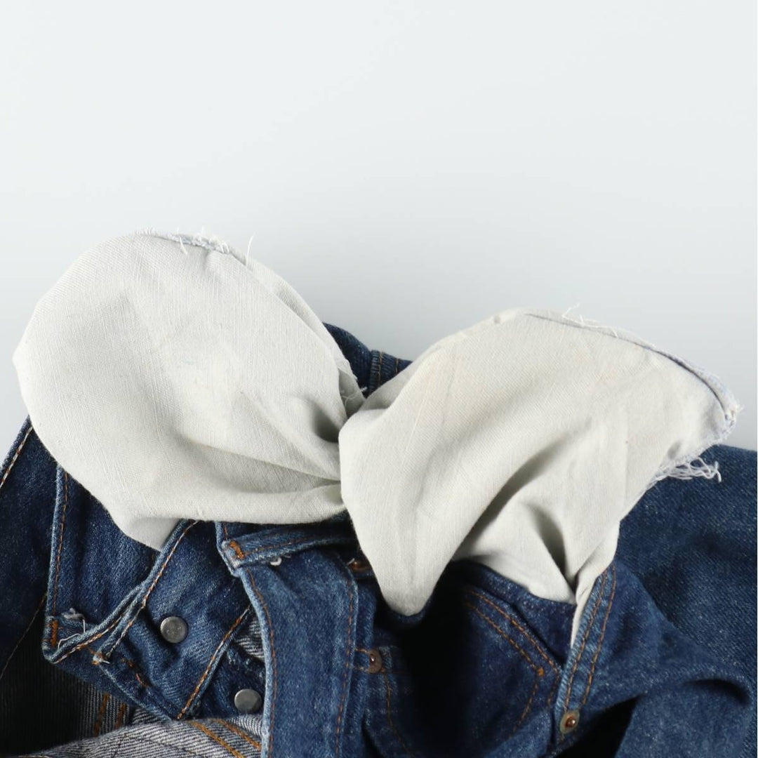 Levi's 501-0158 Straight Denim Pants, Made in USA, Men's W30 (approx.), Vintage. cotton blue type Vintage Second Hand