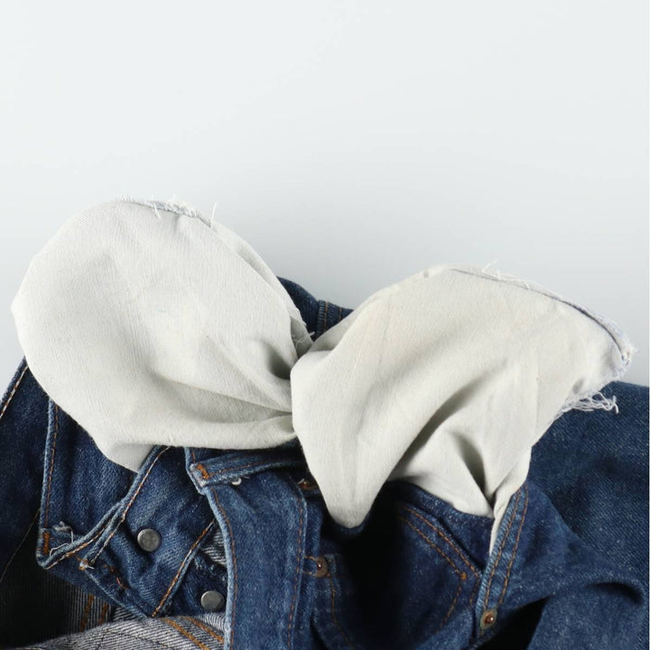 Levi's 501-0158 Straight Denim Pants, Made in USA, Men's W30 (approx.), Vintage. cotton blue type Vintage Second Hand