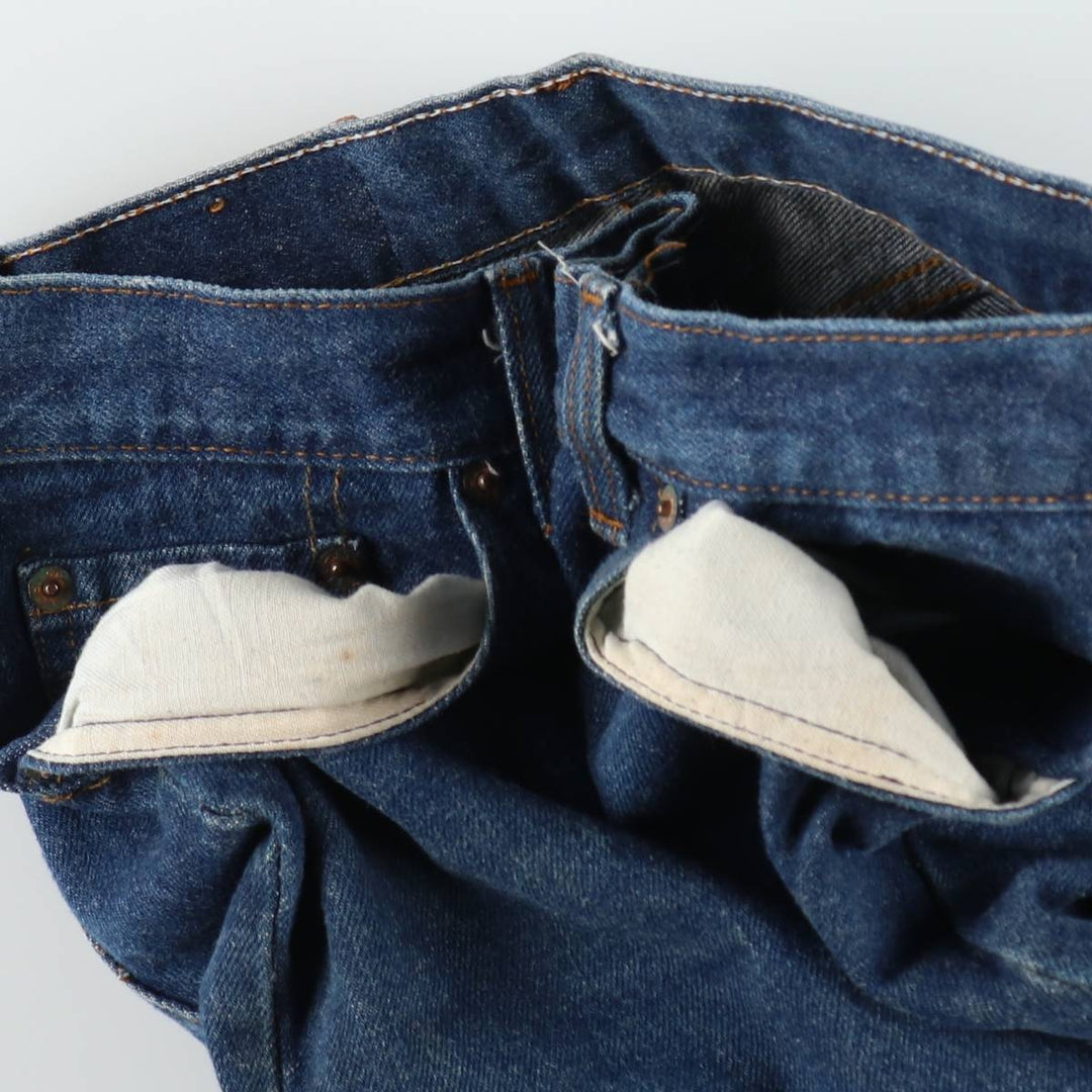 Levi's 501-0158 Straight Denim Pants, Made in USA, Men's W30 (approx.), Vintage. cotton blue type Vintage Second Hand
