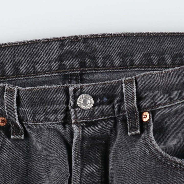2000'S Levi's 6501-0660 Black Denim Straight Leg Jeans, Made in USA, Men's Size W32 (approx.) cotton black type Vintage Second Hand