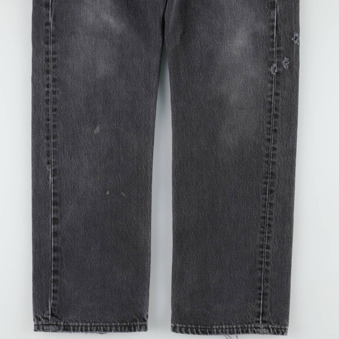2000'S Levi's 6501-0660 Black Denim Straight Leg Jeans, Made in USA, Men's Size W32 (approx.) cotton black type Vintage Second Hand