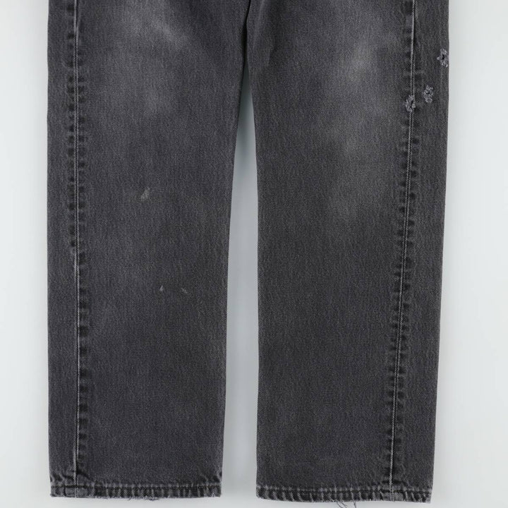 2000'S Levi's 6501-0660 Black Denim Straight Leg Jeans, Made in USA, Men's Size W32 (approx.) cotton black type Vintage Second Hand