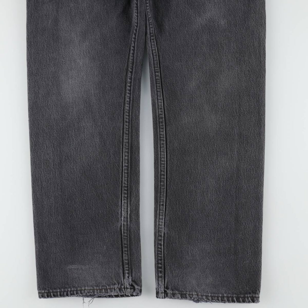 2000'S Levi's 6501-0660 Black Denim Straight Leg Jeans, Made in USA, Men's Size W32 (approx.) cotton black type Vintage Second Hand