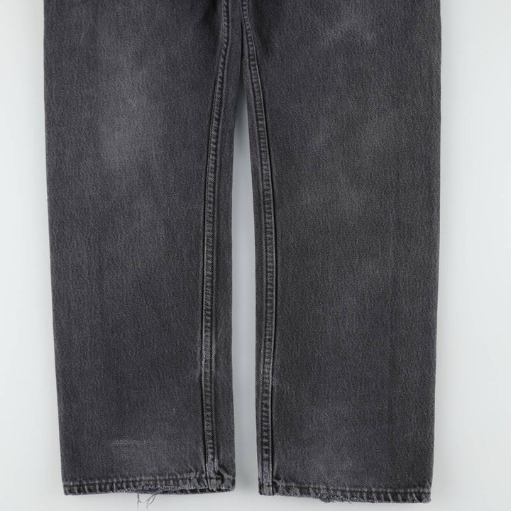 2000'S Levi's 6501-0660 Black Denim Straight Leg Jeans, Made in USA, Men's Size W32 (approx.) cotton black type Vintage Second Hand