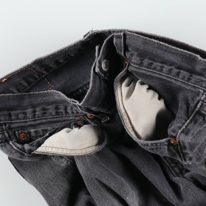 2000'S Levi's 6501-0660 Black Denim Straight Leg Jeans, Made in USA, Men's Size W32 (approx.) cotton black type Vintage Second Hand