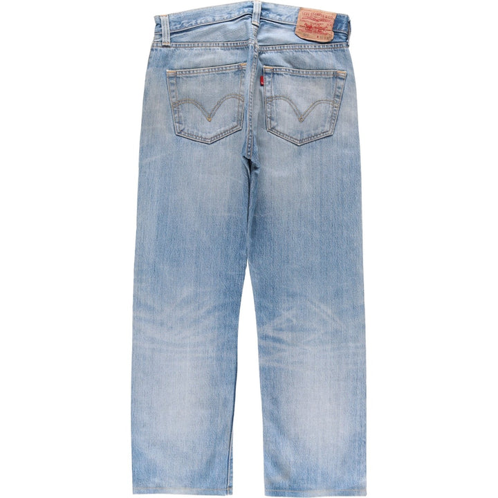 Levi's 501 straight denim pants for men, size W32 cotton blue type Vintage Second Hand