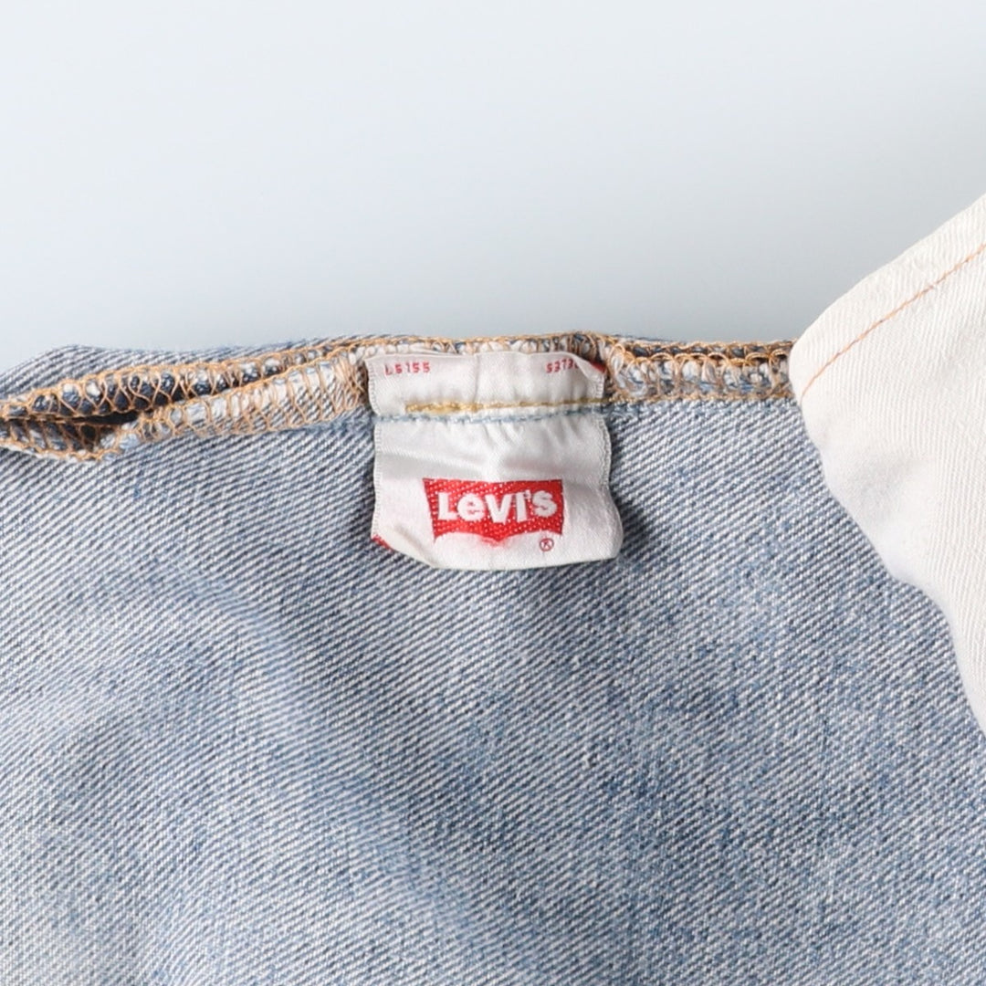 Levi's 501 straight denim pants for men, size W32 cotton blue type Vintage Second Hand