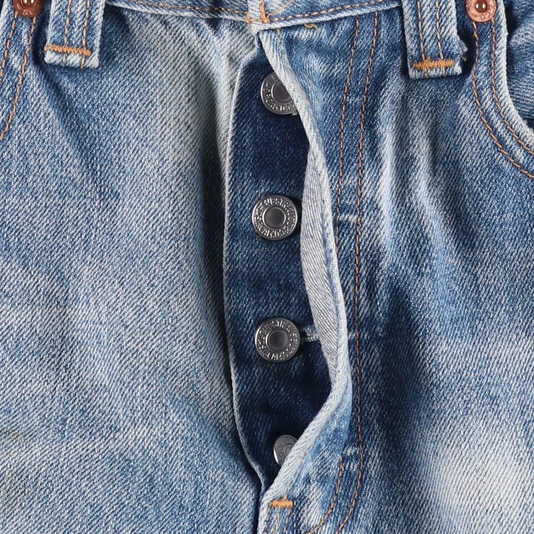 Levi's 501 straight denim pants for men, size W32 cotton blue type Vintage Second Hand