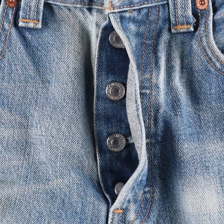 Levi's 501 straight denim pants for men, size W32 cotton blue type Vintage Second Hand