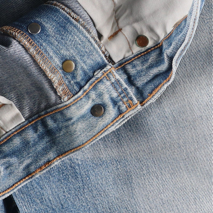Levi's 501 straight denim pants for men, size W32 cotton blue type Vintage Second Hand