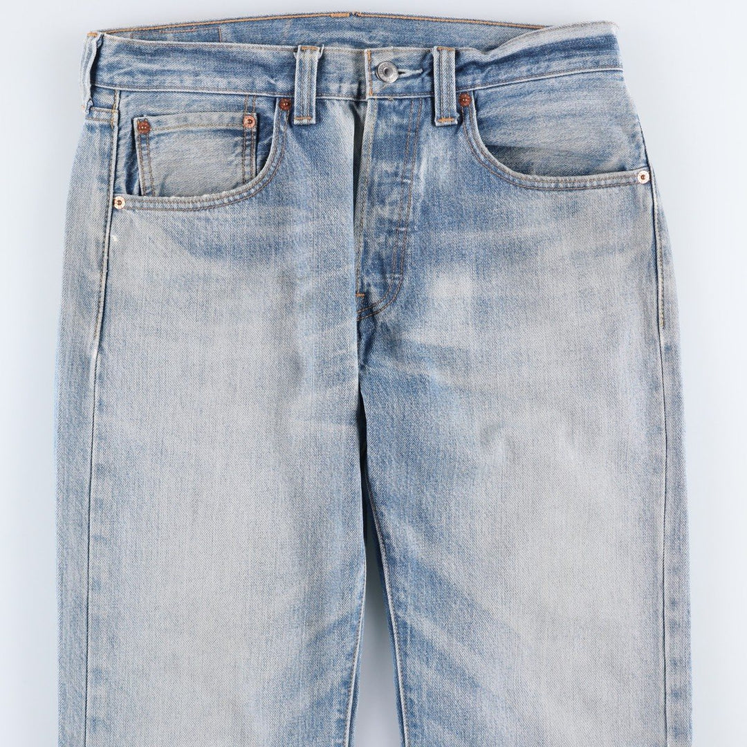 Levi's 501 straight denim pants for men, size W32 cotton blue type Vintage Second Hand