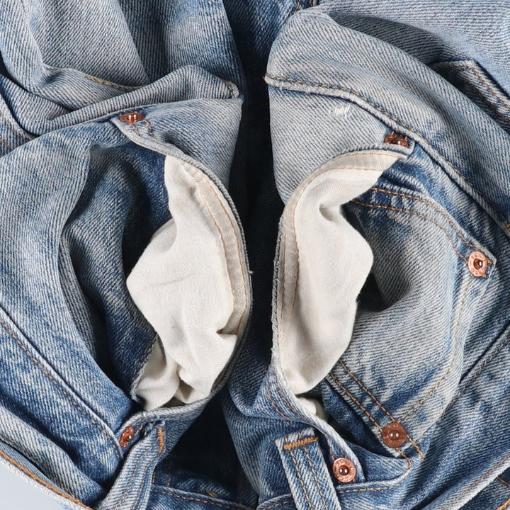 Levi's 501 straight denim pants for men, size W32 cotton blue type Vintage Second Hand